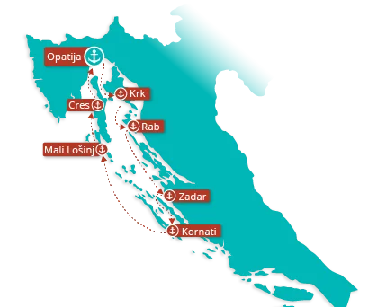 Best Kept Secret Kvarner Cruise Opatija Round-Trip Adventure